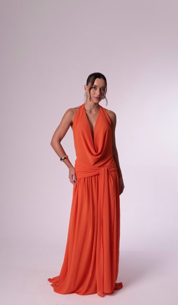 Vestido Luz Laranja
