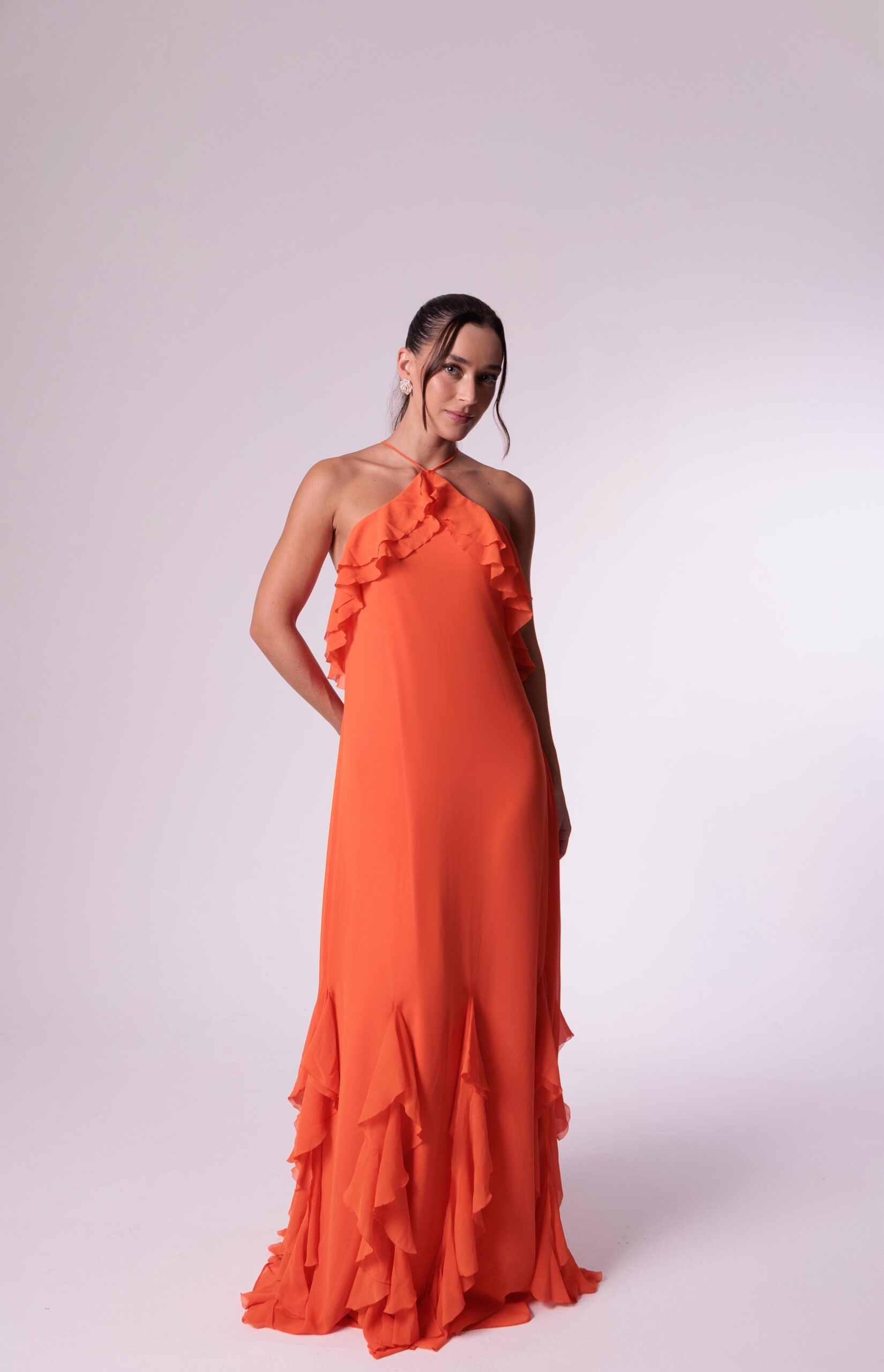 Vestido Amelie Laranja