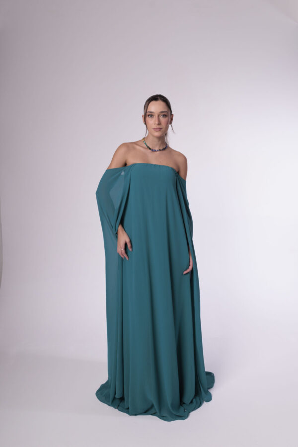 Vestido Elena Verde Esmeralda