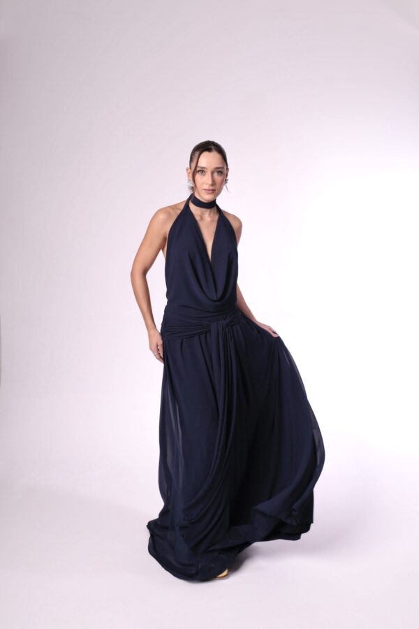 Vestido Luz Azul Marinho